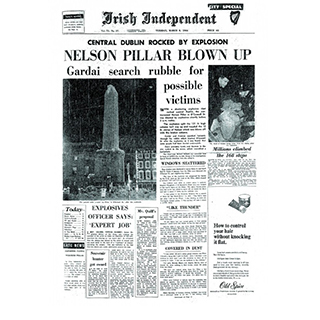 Framed Front Page - Nelsons Pillar image